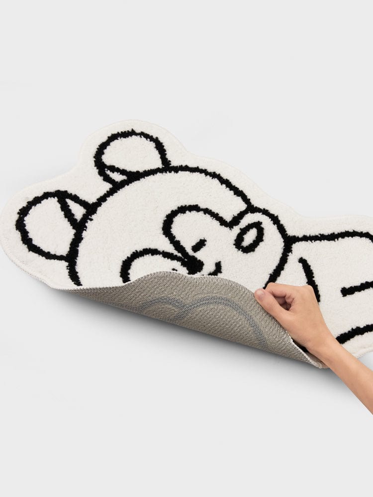 BT21 MANG NON-SLIP SMALL RUG COZY HOME, tapis antidérapant LINE FRIENDS avec MANG poney danseur masqué, intérieur cosy