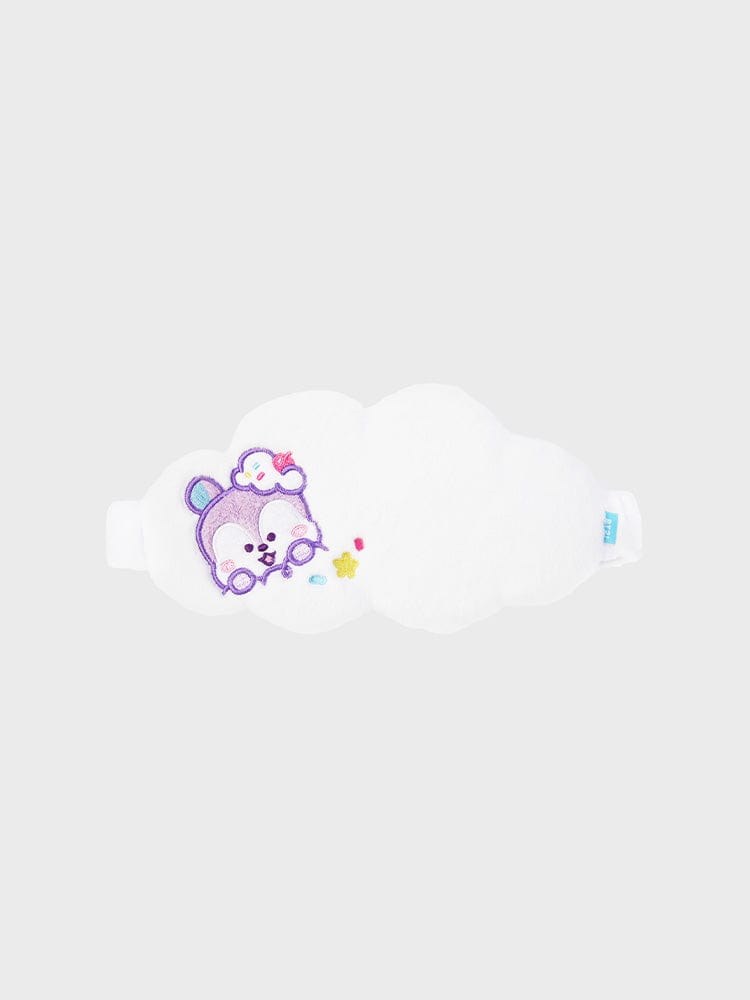 BT21 MANG SLEEP SHADE ON THE CLOUD EDITION LINE FRIENDS, rideau/ombrage lumineux MANG sur nuage, ambiance kawaii.