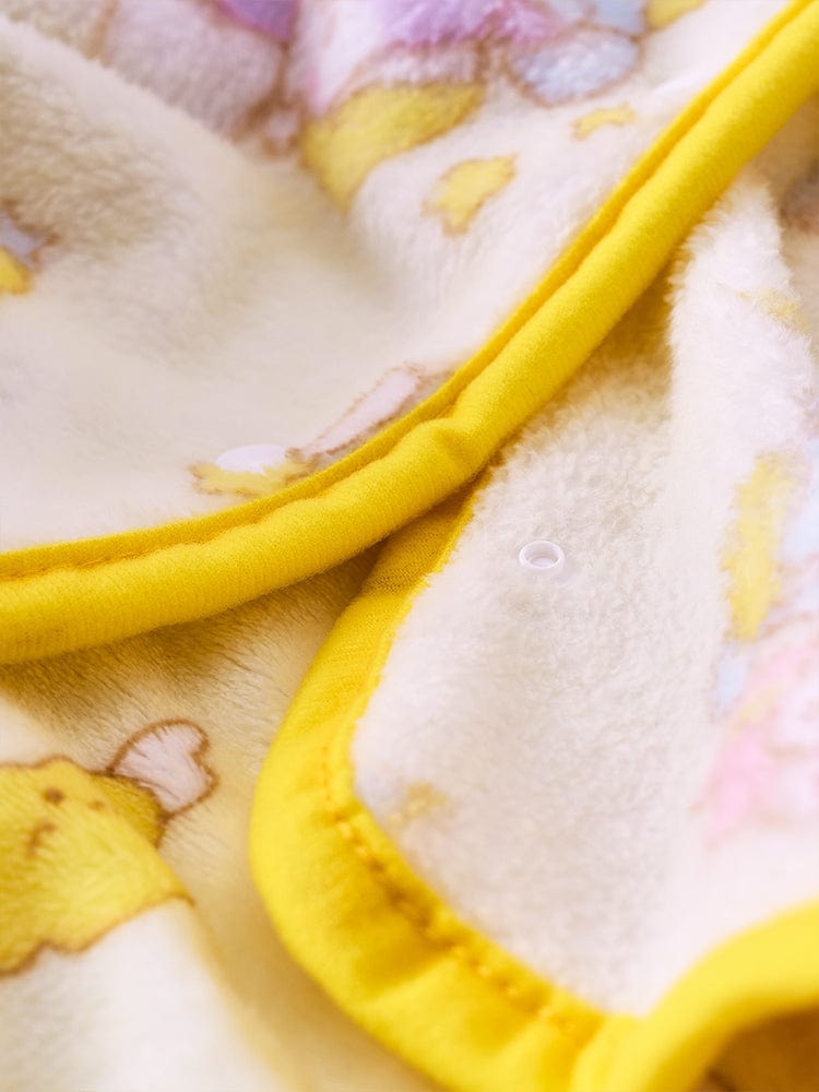 BT21 NEW BASIC SWEET DREAMS BLANKET : couverture douce avec personnages, couleur jaune, style kawaii LINE FRIENDS