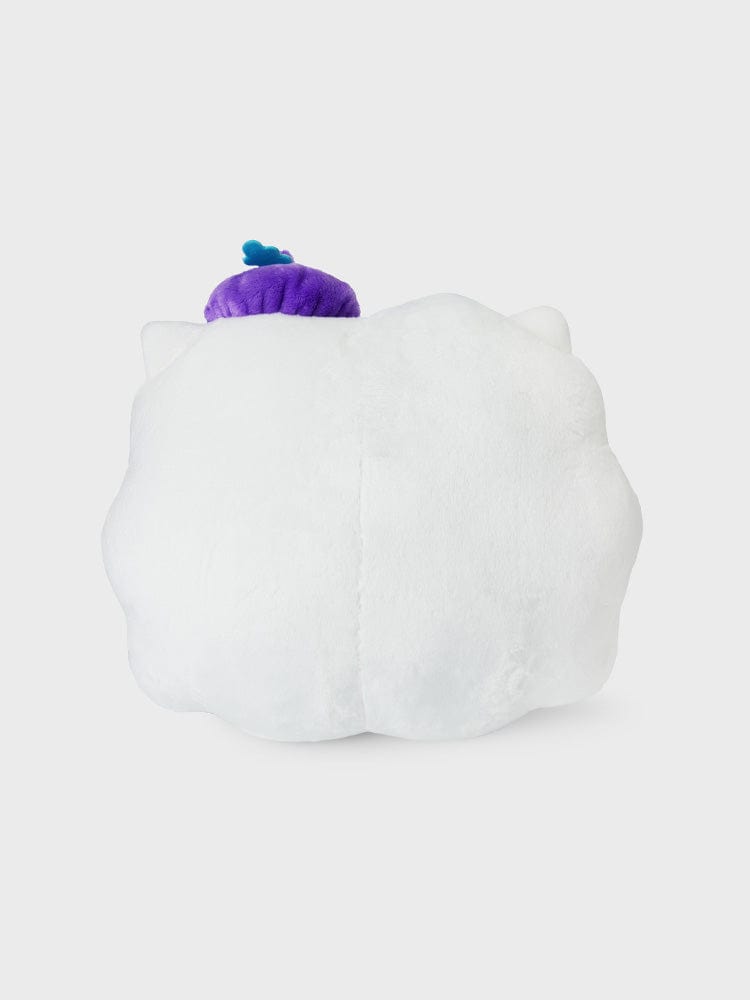 BT21 RJ CUSHION HOPE IN LOVE, coussin peluche officiel LINE FRIENDS en alpaga RJ, ambiance kawaii dans le salon
