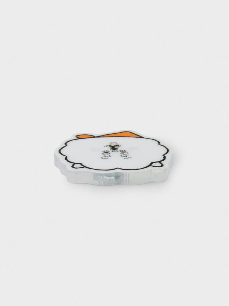 BT21 RJ LENTICULAR 3D MAGNET 2024 SEASON'S GREETINGS : magnet alpaga RJ BT21 LINE FRIENDS, style lenticulaire saison.
