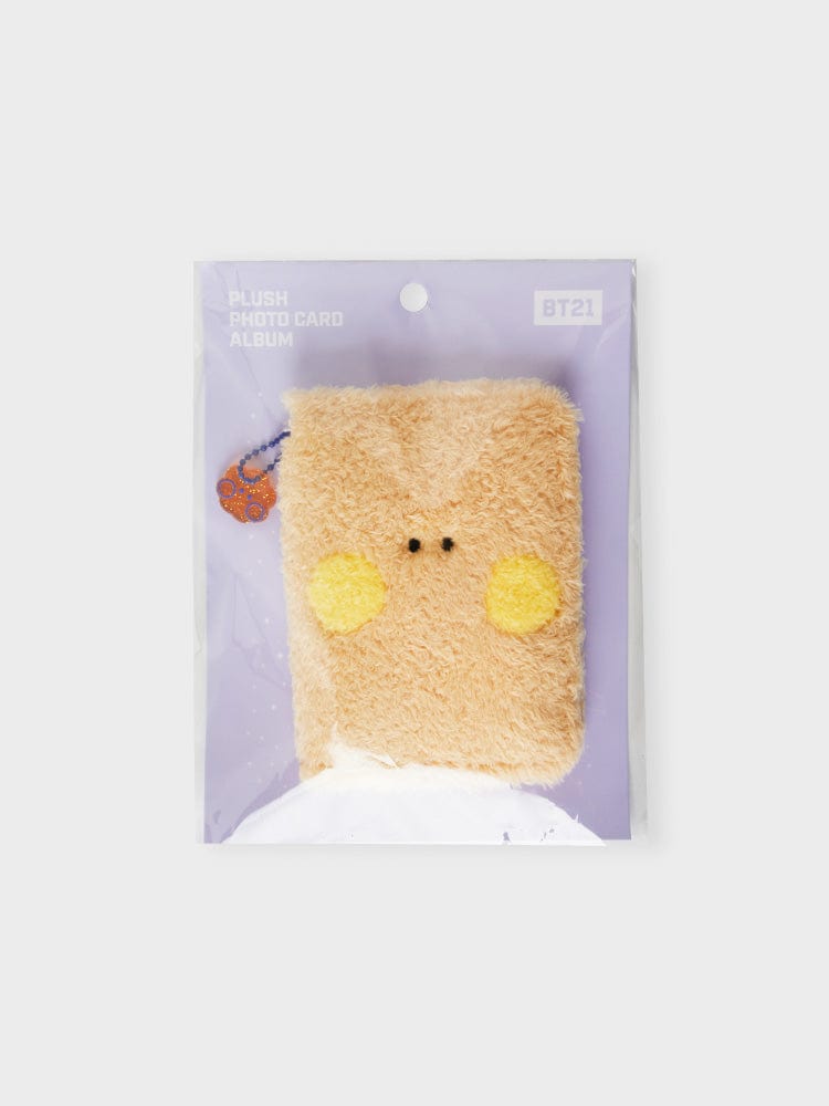 BT21 SHOOKY minini PHOTO BINDER GLITTER EDITION, papeterie officielle LINE FRIENDS, pochette décorée et texture glitter