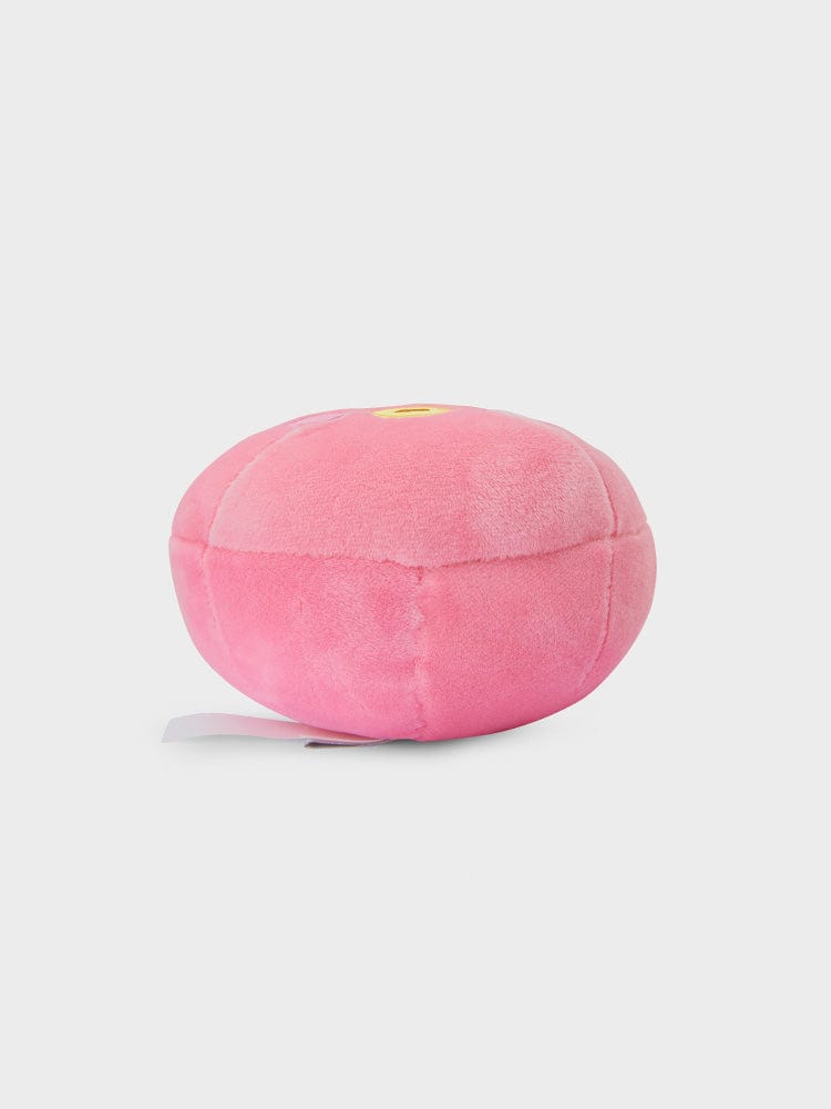 BT21 TATA BABY MOCHI FACE CUSHION (S) LINE FRIENDS : coussin mochi rose TATA, décor kawaii sur fond clair.