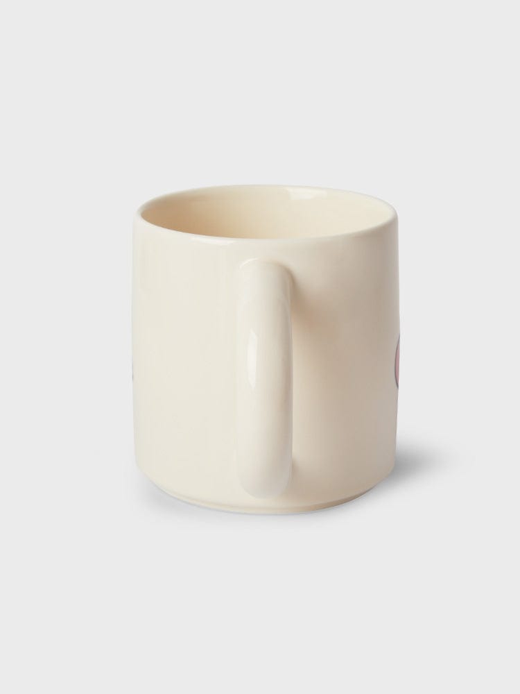 BT21 TATA MUG CUP (12 OZ) NEW BASIC EDITION : mug kawaii blanc avec TATA, décor maison, officiel LINE FRIENDS.