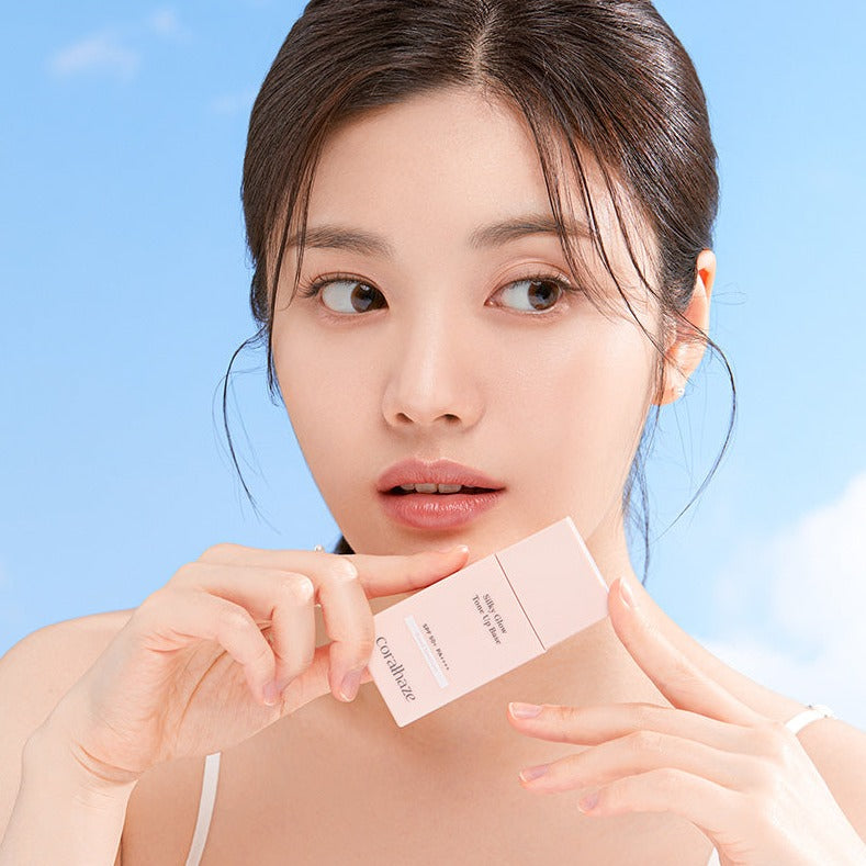 CORALHAZE Silky Glow Tone Up Base 30ml disponible sur Ma petite Coree, ton Eshop 100% K-beauty en direct de Seoul