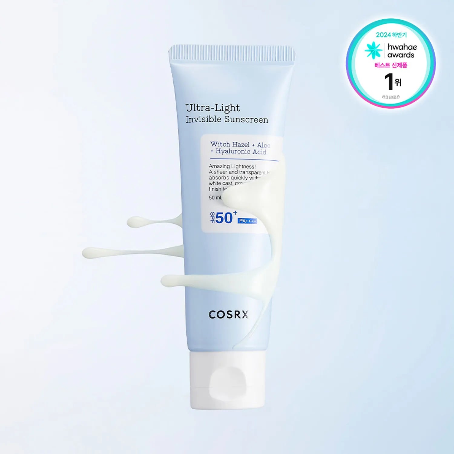 COSRX Ultra-Light Invisible Sunscreen SPF50+ PA++++ 50ml