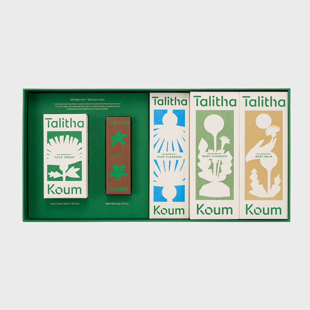 TALITHA KOUM HM+ Barrier Full Set (Face Cream, Multi Balm, Face Cleanser, Body Balm & Body Cleanser)