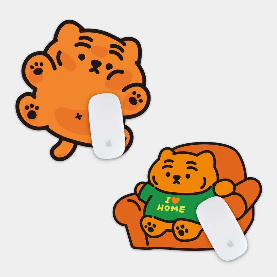 Muzik Tiger I Love Home Mouse Pad 2 Types