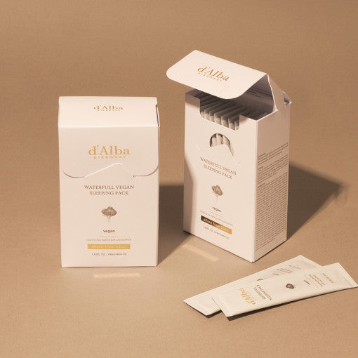 D'ALBA Vegan Sleeping Pack 12p disponible sur Ma petite Coree, ton Eshop 100% K-beauty en direct de Seoul
