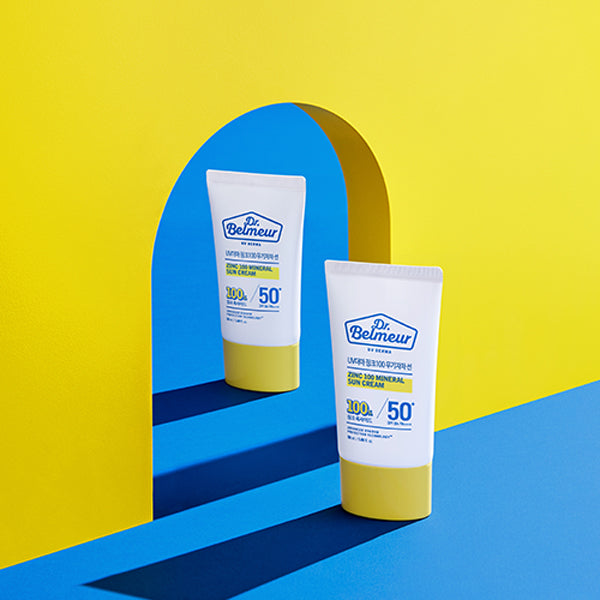 DR.BELMEUR UV Derma Zinc 100 Mineral Sun Cream 50ml disponible sur Ma petite Coree, ton Eshop 100% K-beauty en direct de Seoul