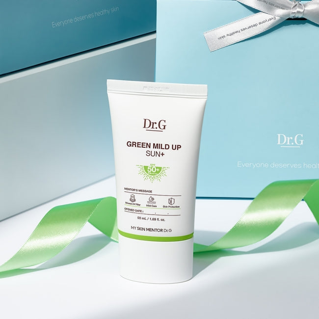 Dr.G Green Mild Up Sun+ SPF50+ PA++++ disponible sur Ma petite Coree, ton Eshop 100% K-beauty en direct de Seoul