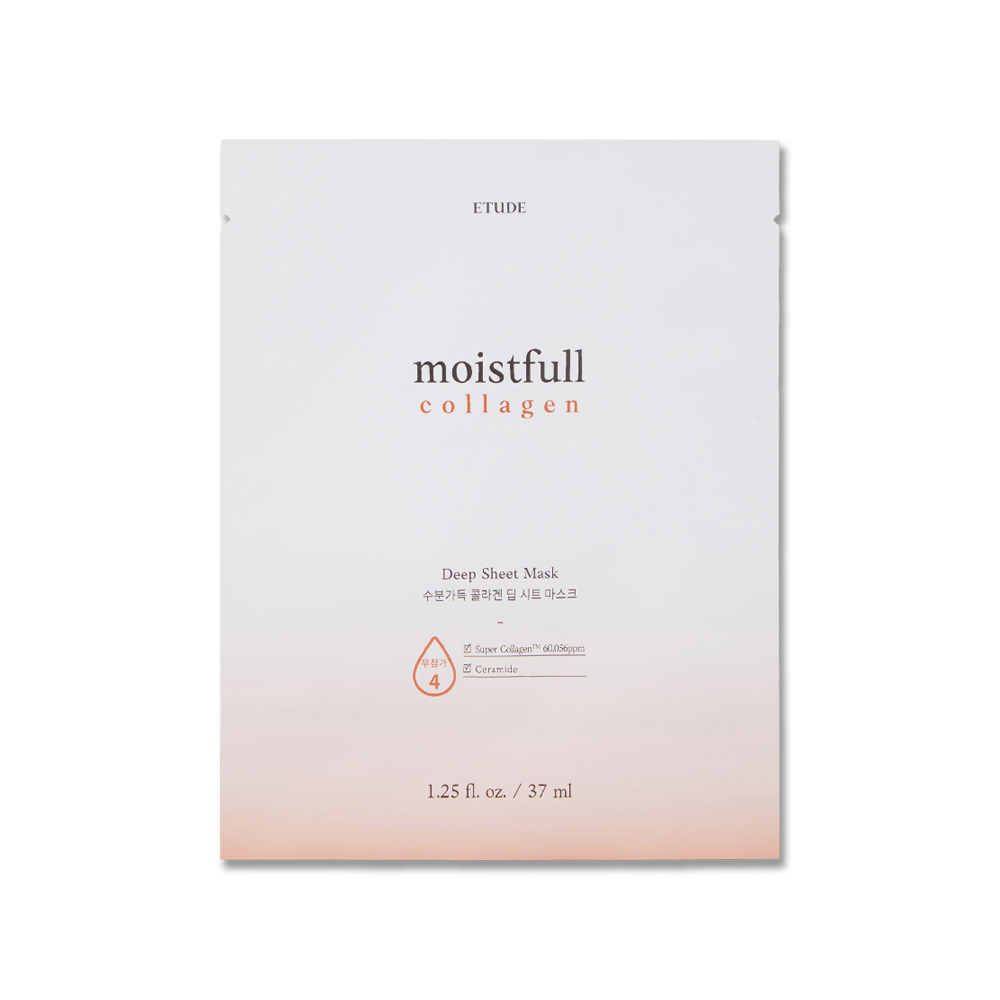 ETUDE Moistfull Collagen Deep Sheet Mask disponible sur Ma petite Coree, ton Eshop 100% K-beauty en direct de Seoul