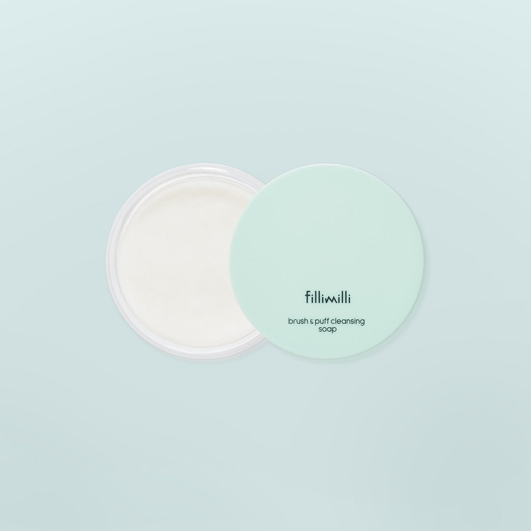 FILLIMILLI Brush & Puff Cleansing Soap (+Cleansing Pads)
