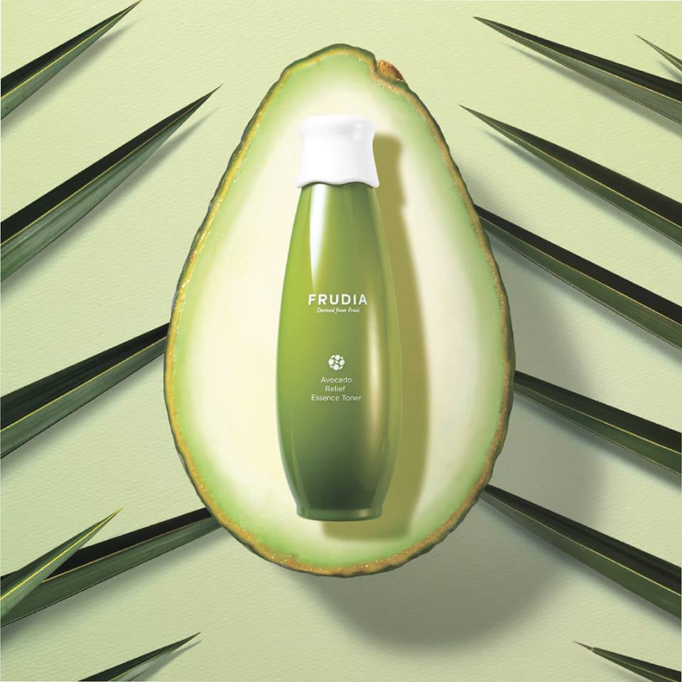 FRUDIA Avocado Relief Essence Toner 195ml disponible sur Ma petite Coree, ton Eshop 100% K-beauty en direct de Seoul