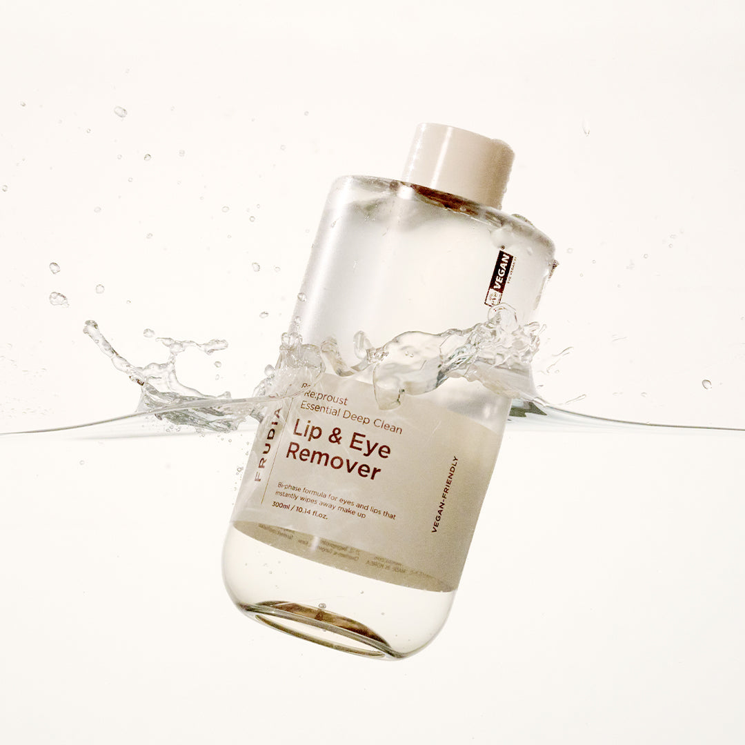 FRUDIA Re:proust Essential deep Clean Lip & Eye Remover 300ml disponible sur Ma petite Coree, ton Eshop 100% K-beauty en direct de Seoul