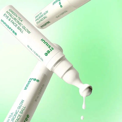 INNISFREE Green Tea Hyaluronic Glow Eye & Face Ball