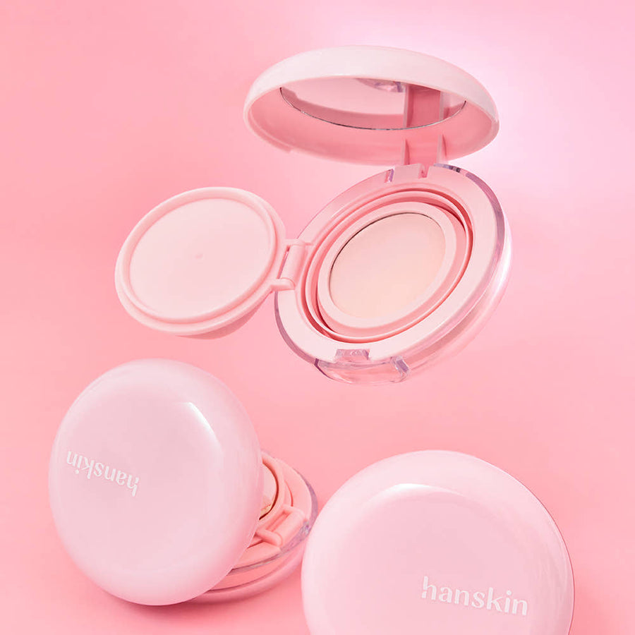 HANSKIN Pink Moisturizing Tone-Up Sun Cushion 8g