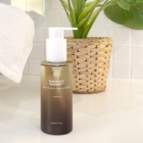 HARUHARU Black Rice Moisture Deep Cleansing Oil 150ml disponible sur Ma petite Coree, ton Eshop 100% K-beauty en direct de Seoul