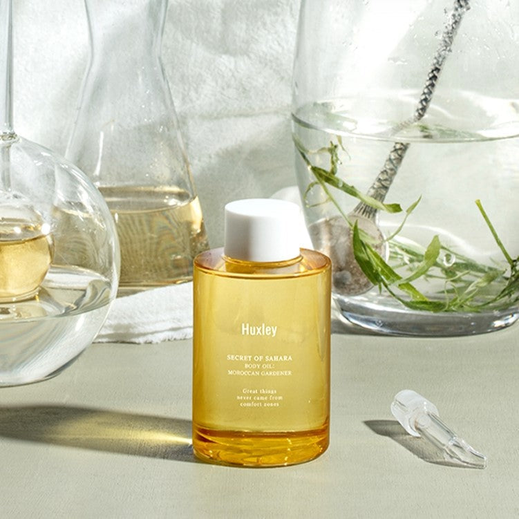 HUXLEY Body Oil Moroccan Gardener 100ml disponible sur Ma petite Coree, ton Eshop 100% K-beauty en direct de Seoul