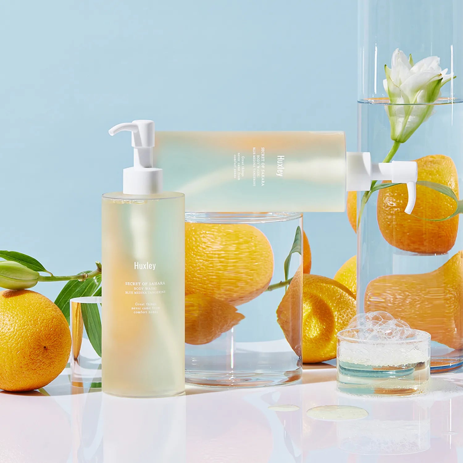 HUXLEY Body Wash Blue Medina Tangerine disponible sur Ma petite Coree, ton Eshop 100% K-beauty en direct de Seoul