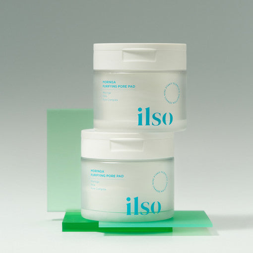 ILSO Moringa Purifying Pore Pad 60p 160ml disponible sur Ma petite Coree, ton Eshop 100% K-beauty en direct de Seoul