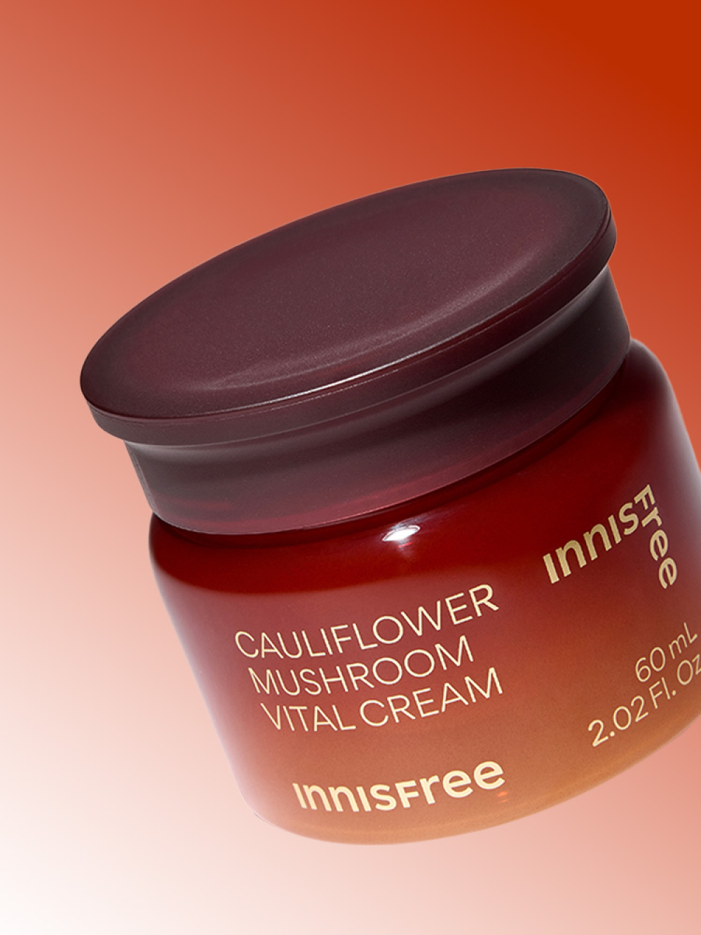 INNISFREE Cauliflower Mushroom Vital Cream 60ml disponible sur Ma petite Coree, ton Eshop 100% K-beauty en direct de Seoul