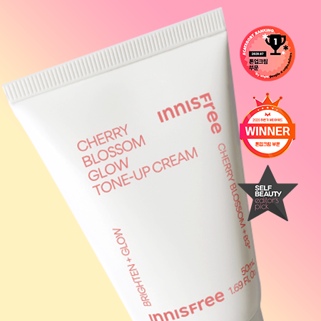 INNISFREE Cherry Blossom Glow Tone Up Cream 50ml disponible sur Ma petite Coree, ton Eshop 100% K-beauty en direct de Seoul