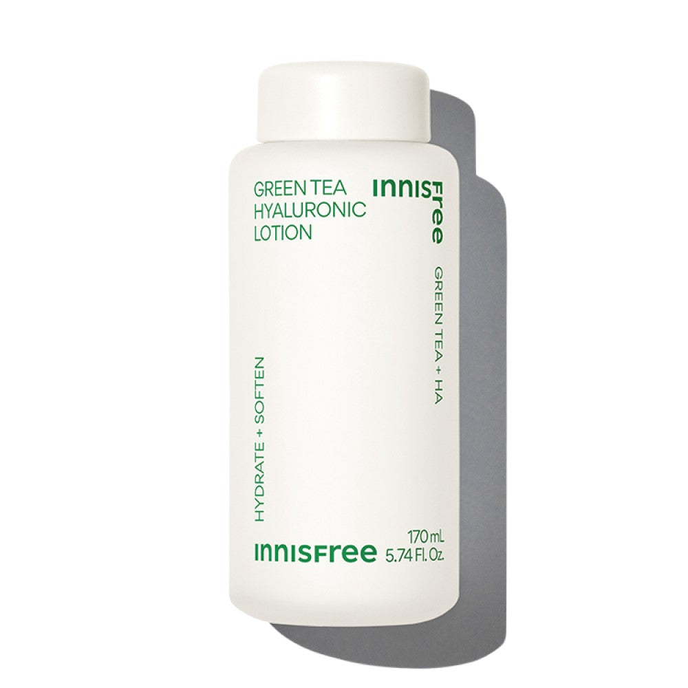 INNISFREE Green Tea Hyaluronic Lotion 170ml disponible sur Ma petite Coree, ton Eshop 100% K-beauty en direct de Seoul