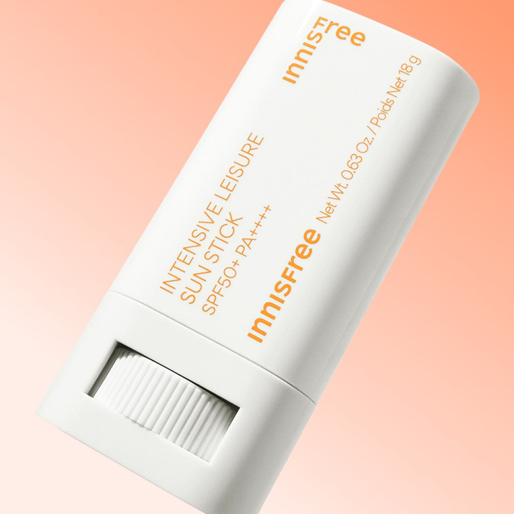 INNISFREE Intensive Leisure Sun Stick SPF50+ PA++++ 18g disponible sur Ma petite Coree, ton Eshop 100% K-beauty en direct de Seoul