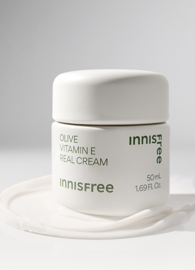 INNISFREE Olive Vitamin E Real Cream 50ml disponible sur Ma petite Coree, ton Eshop 100% K-beauty en direct de Seoul
