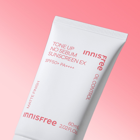 INNISFREE Tone Up No Sebum Sunscreen EX SPF 50+ PA++++ 60ml disponible sur Ma petite Coree, ton Eshop 100% K-beauty en direct de Seoul