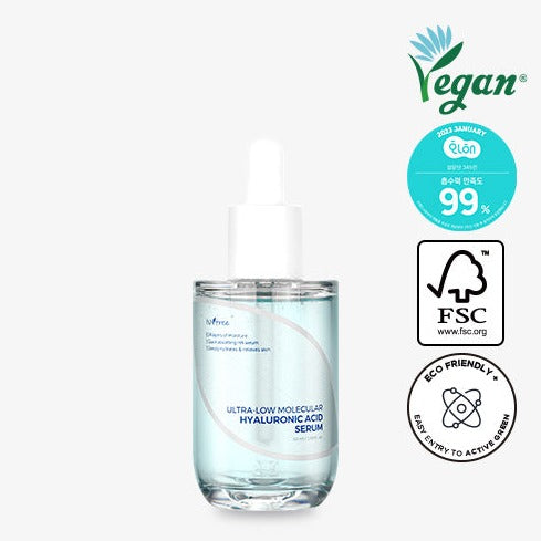 ISNTREE Ultra-Low Molecular Hyaluronic Acid Serum 50ml disponible sur Ma petite Coree, ton Eshop 100% K-beauty en direct de Seoul