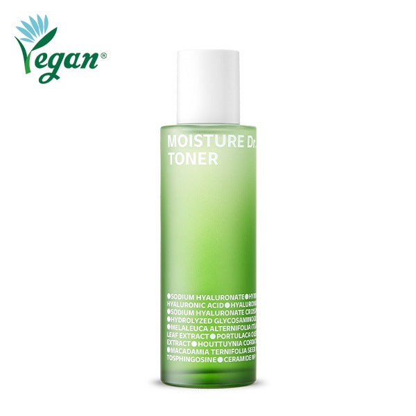 ISOI Moisture Doctor Toner 130ml - Toner hydratant, végan, flacon vert 130ml.