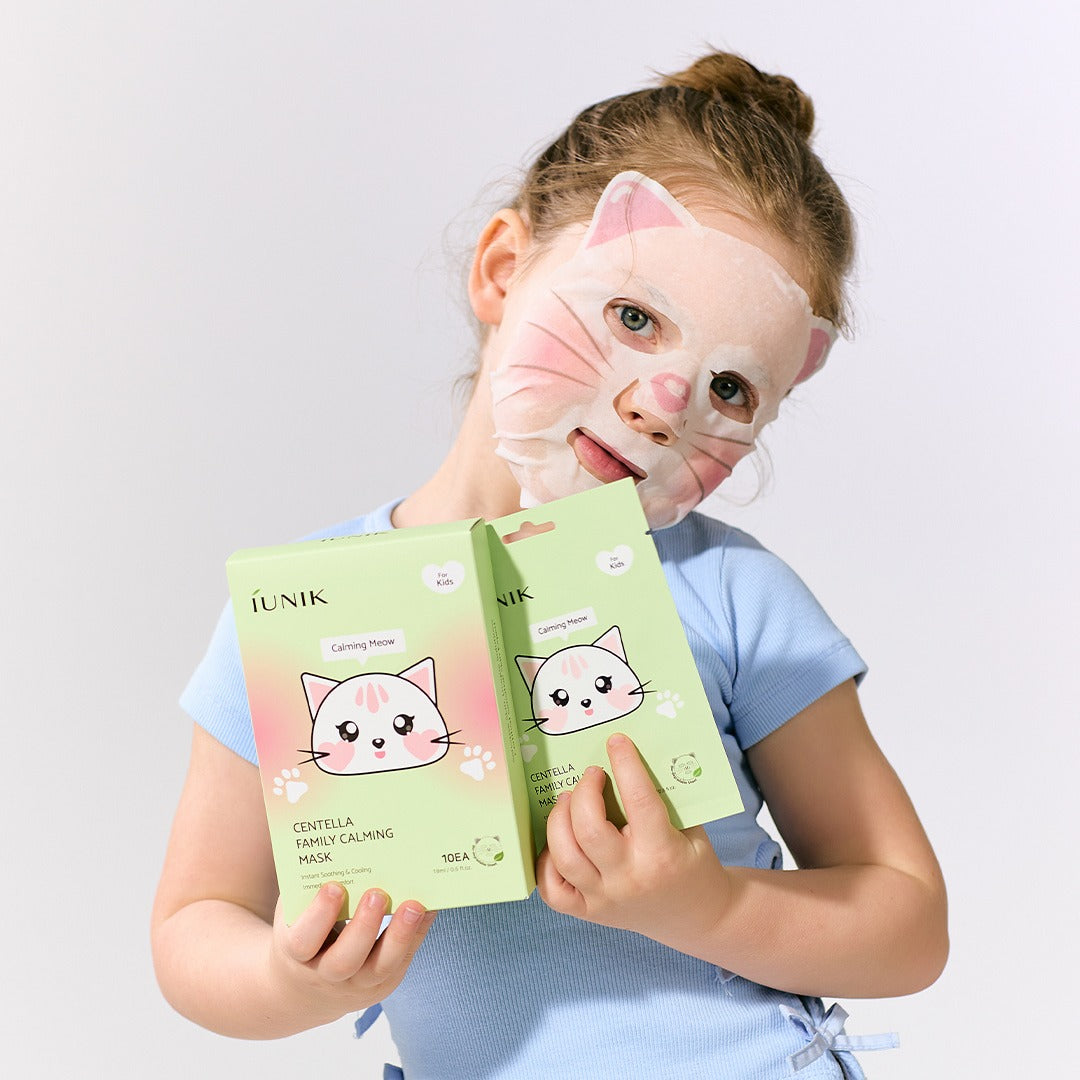 IUNIK Centella Family Calming Mask for Kids (10 sheets)