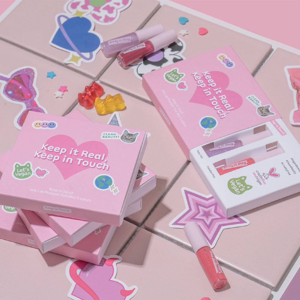 KEEP IN TOUCH Jelly Lip Plumper Tini Mini 3 Colors Set disponible sur Ma petite Coree, ton Eshop 100% K-beauty en direct de Seoul