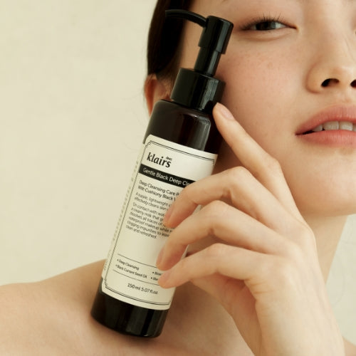KLAIRS Gentle Black Deep Cleansing Oil 150ml disponible sur Ma petite Coree, ton Eshop 100% K-beauty en direct de Seoul
