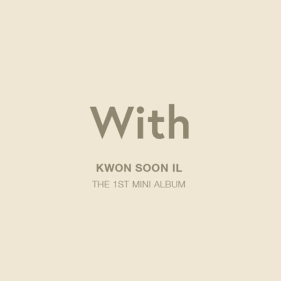 KWON SUNIL - WITH (1ST ) - Album Kpop