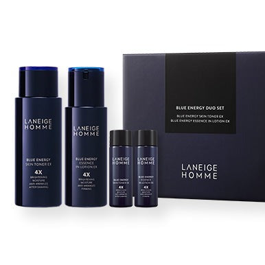 LANEIGE Homme Blue Energy Duo Set (Toner&Lotion) disponible sur Ma petite Coree, ton Eshop 100% K-beauty en direct de Seoul