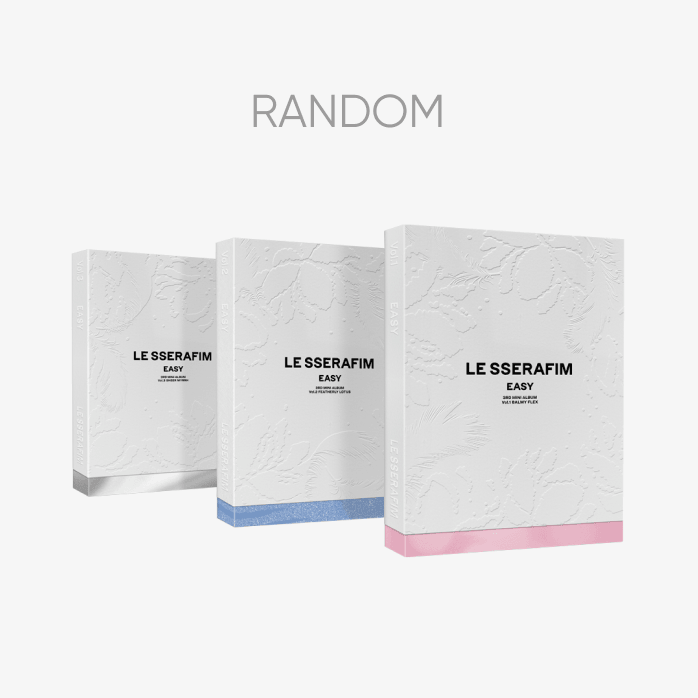 LE SSERAFIM 3rd Mini Album Easy (Random Ver.) disponible sur Ma petite Coree, ton Eshop 100% K-beauty en direct de Seoul
