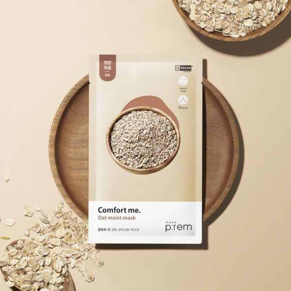 MAKE P:REM Comfort Me Oat Moist Mask disponible sur Ma petite Coree, ton Eshop 100% K-beauty en direct de Seoul