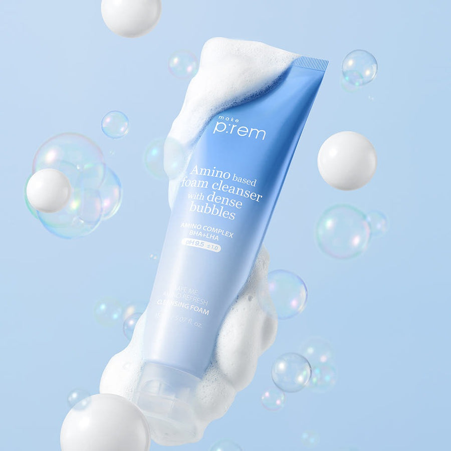 MAKE P:REM Safe Me Amino Refresh Cleansing Foam 150ml