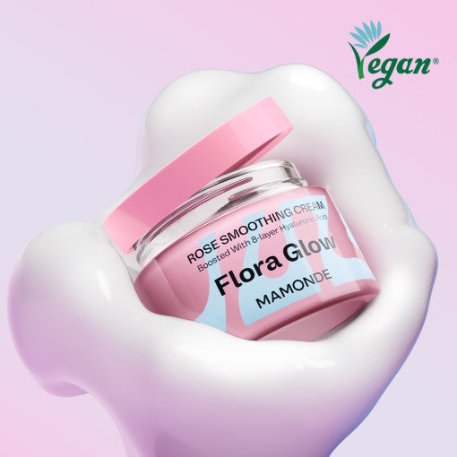 MAMONDE Flora Glow Rose Smoothing Cream 50ml disponible sur Ma petite Coree, ton Eshop 100% K-beauty en direct de Seoul