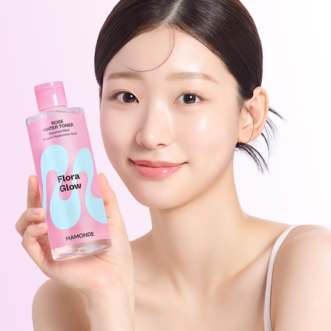 MAMONDE Flora Glow Rose Water Toner 300ml disponible sur Ma petite Coree, ton Eshop 100% K-beauty en direct de Seoul