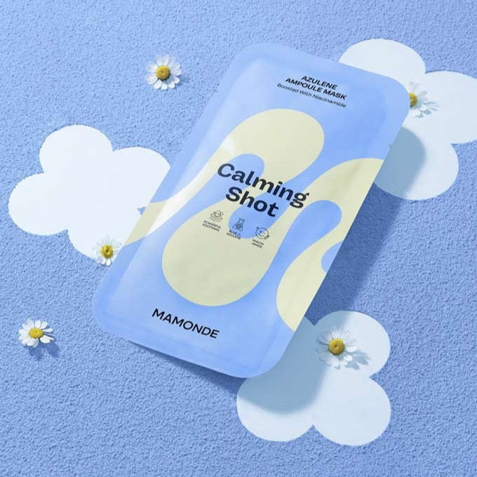 MAMONDE Calming Shot Azulene Ampoule Mask Pack