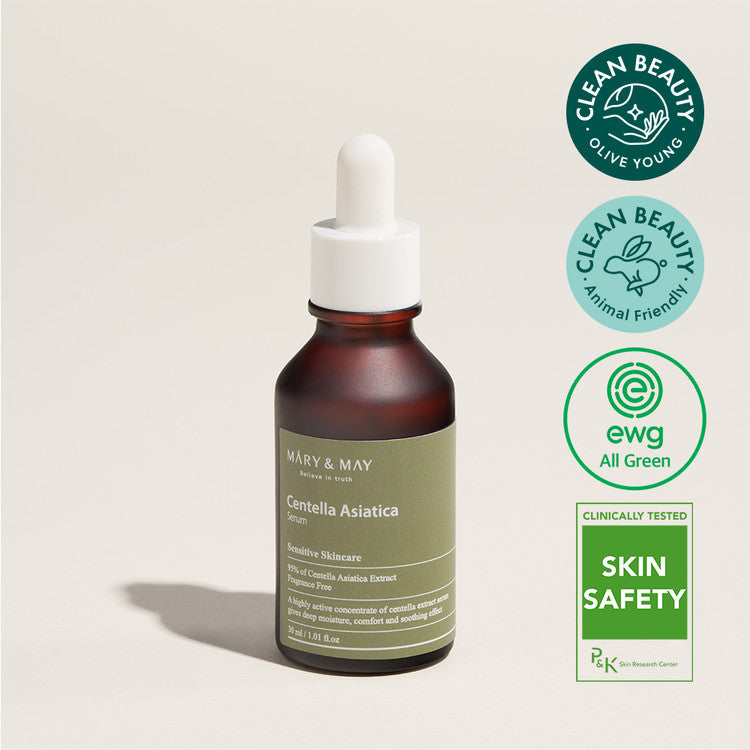 MARY & MAY Centella Asiatica Serum 30ml disponible sur Ma petite Coree, ton Eshop 100% K-beauty en direct de Seoul
