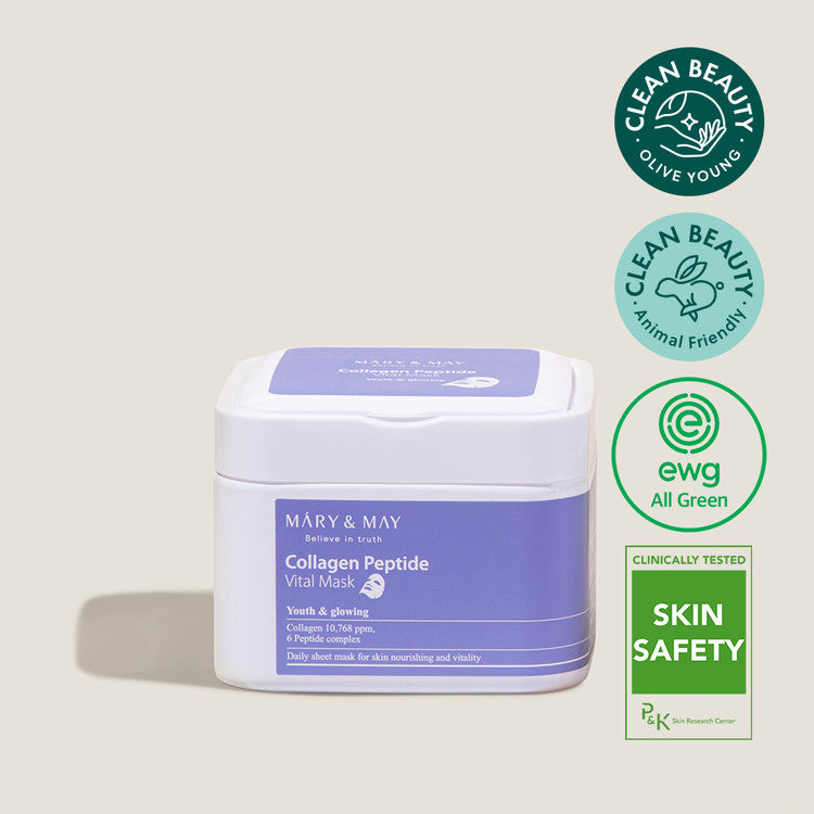 MARY&MAY Collagen Peptide Vital Mask 30p 400g