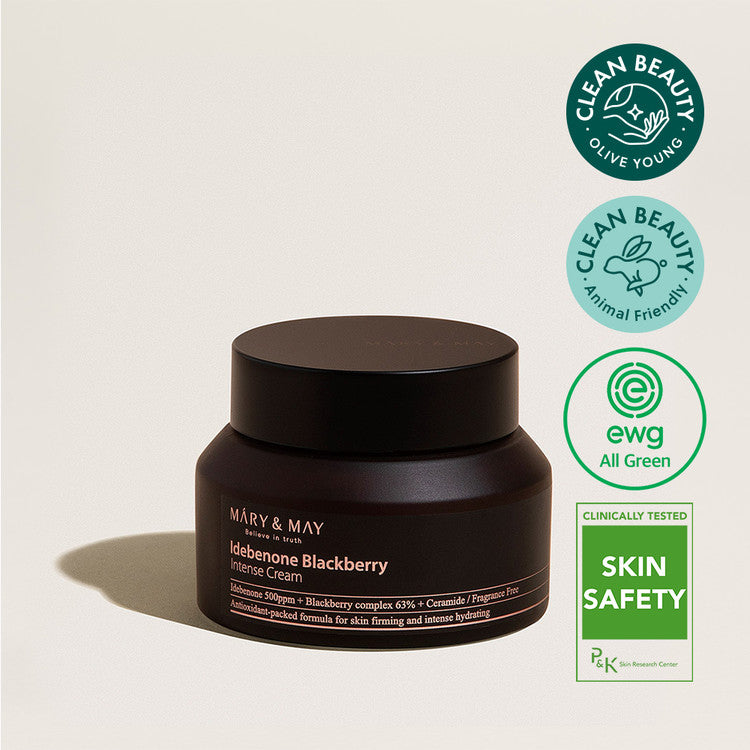 MARY & MAY Idebenone Blackberry Intense Cream 70g disponible sur Ma petite Coree, ton Eshop 100% K-beauty en direct de Seoul