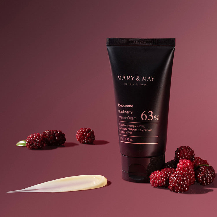 MARY & MAY Idebenone Blackberry Intense Cream disponible sur Ma petite Coree, ton Eshop 100% K-beauty en direct de Seoul