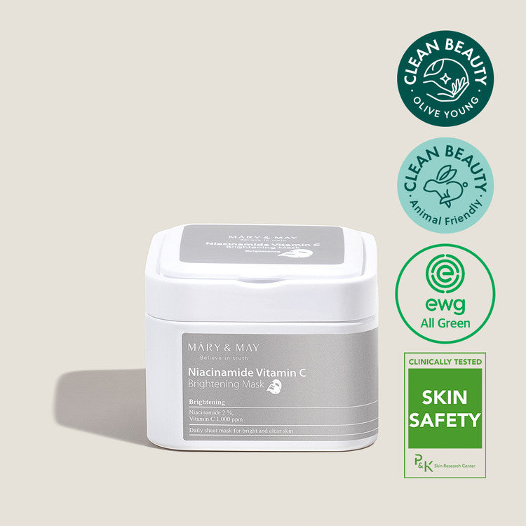 MARY&MAY Niacinamide Vitamin C Brightening Mask x30