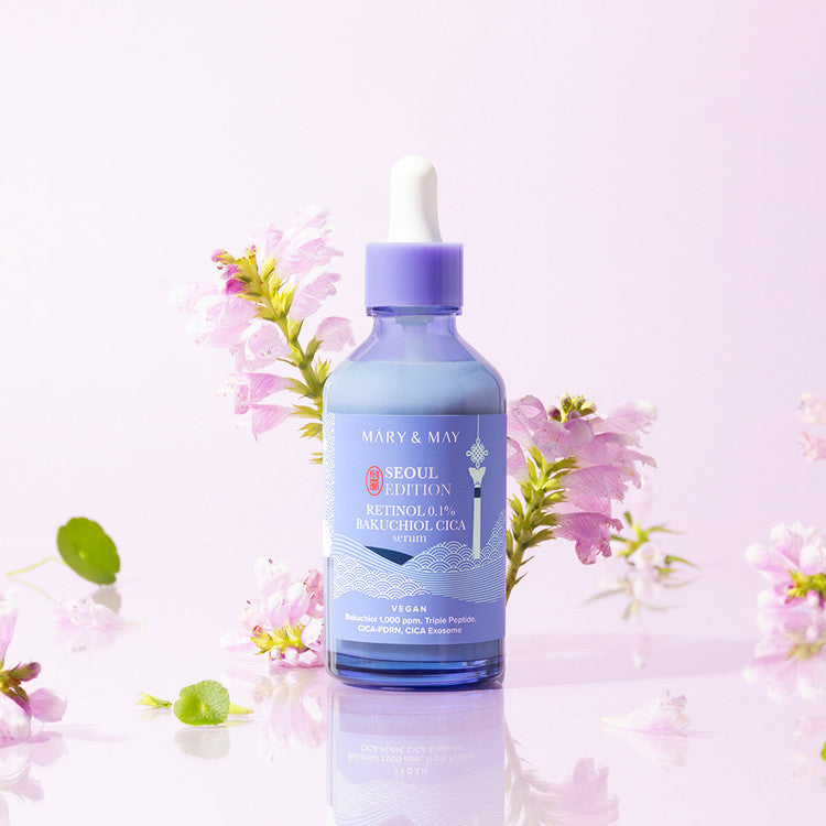 MARY & MAY Retinol 0.1% Bakuchiol Cica Serum 80ml disponible sur Ma petite Coree, ton Eshop 100% K-beauty en direct de Seoul